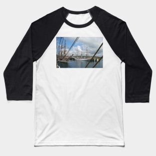 Ships in harbour Baseball T-Shirt